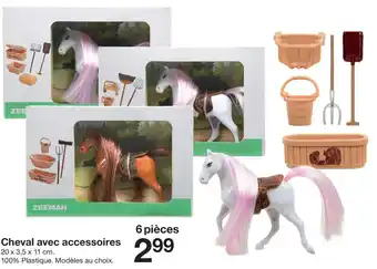 Zeeman Cheval avec accessoires offre