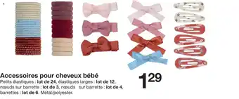 Zeeman Accessoires pour cheveux bébé offre