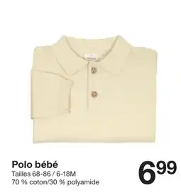 Zeeman Polo bébé offre