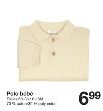 Zeeman Polo bébé offre