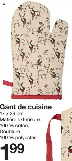 Zeeman Gant de cuisine offre