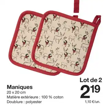 Zeeman Maniques offre
