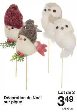 Zeeman Décoration de Noël sur pique offre