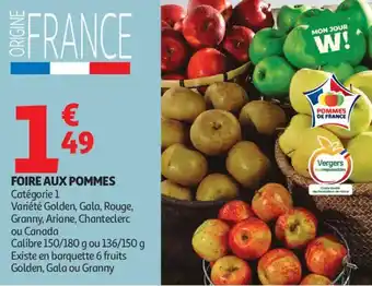 Auchan Foire aux pommes offre