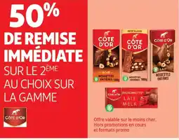 Auchan CÔTE D'OR Sur la gamme offre