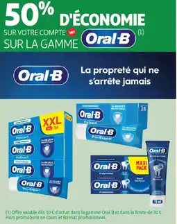 Auchan ORAL-B Sur la gamme offre