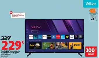 Auchan QILIVE Tv led 50"/126cm q50us251b offre