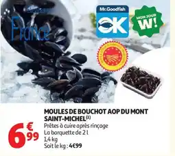 Auchan SAINT-MICHEL Moules de bouchot aop du mont offre