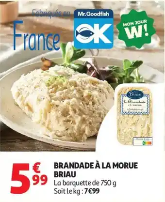 Auchan Brandade à la morue briau offre