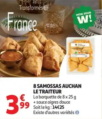 Auchan AUCHAN Le traiteur 8 samossas offre