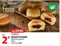Auchan Beignets fourrés offre