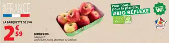 Auchan Pommes bio offre