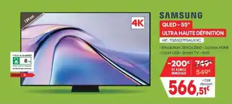 Pro&Cie SAMSUNG Qled - 55" ultra haute définition offre