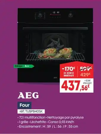 Pro&Cie AEG Four offre