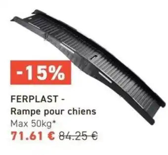Tom&Co FERPLAST - Rampe pour chiens offre