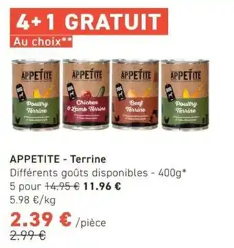 Tom&Co APPETITE Terrine offre
