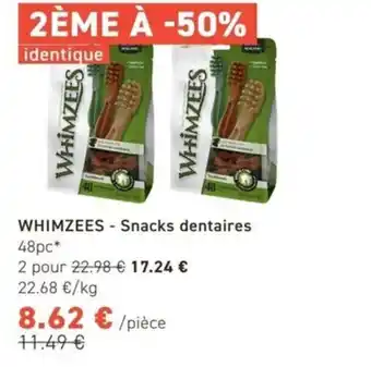 Tom&Co WHIMZEES Snacks dentaires offre