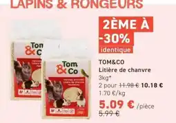 Tom&Co TOM&CO Litière de chanvre offre