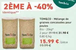 Tom&Co TOM&CO - Mélange de graines concassées pour poules offre