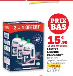 Hyper U BRIOCHIN Lessive liquide offre