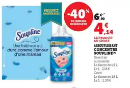 Hyper U SOUPLINE Assouplissant concentre offre