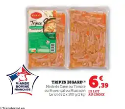 Hyper U BIGARD Tripes offre