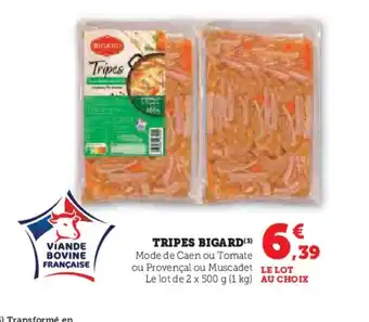 Hyper U BIGARD Tripes offre