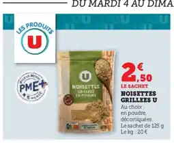 Hyper U Noisettes grillees u offre