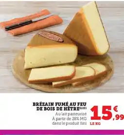 Hyper U Brézain fumé au feu de bois de hêtre offre