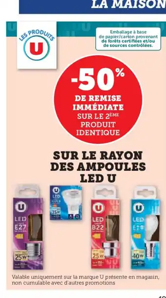 Hyper U Sur le rayon des ampoules led u offre