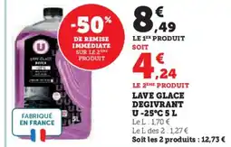 Hyper U Lave glace degivrant u-25°c offre