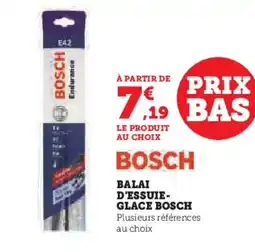 Hyper U BOSCH Balai d'essuie glace offre