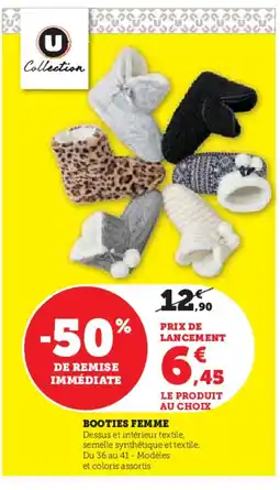 Hyper U Booties femme offre