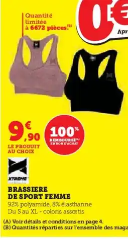 Hyper U Brassiere de sport femme offre