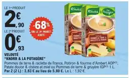 E.Leclerc KNORR & LA POTAGÈRE Velouté offre