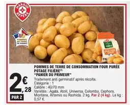 E.Leclerc PANIER DU PRIMEUR Pommes de terre de consommation four purée potage filière offre