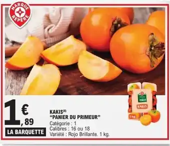 E.Leclerc PANIER DU PRIMEUR Kakis offre