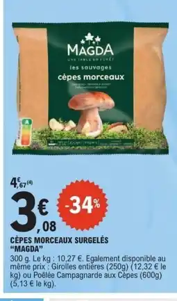 E.Leclerc MAGDA morceaux surgelés offre