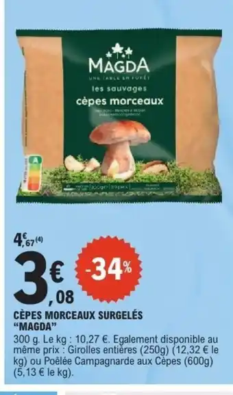 MAGDA morceaux surgelés