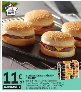 CHARAL 6 cheese format spécial