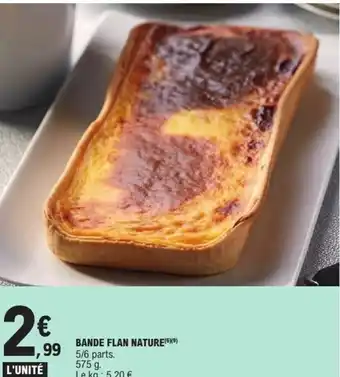 E.Leclerc Bande flan nature offre