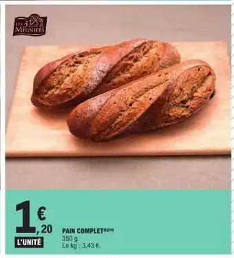 E.Leclerc Pain complet offre