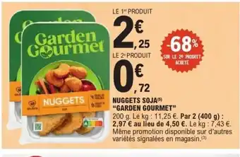 E.Leclerc GARDEN GOURMET Nuggets soja offre