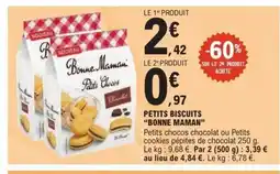 E.Leclerc BONNE MAMN Petits biscits offre
