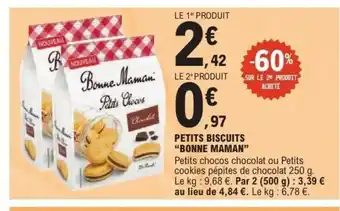 E.Leclerc BONNE MAMN Petits biscits offre