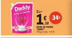 E.Leclerc DADDY Sucre en poudre offre