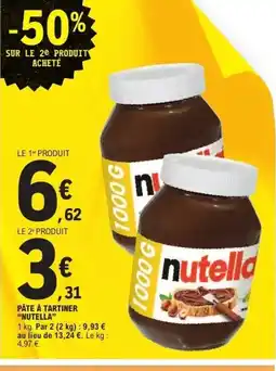 E.Leclerc NUTELLA Pâte à tartiner offre
