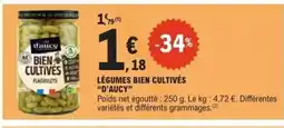 E.Leclerc D'AUCY Légumes bien cultivés offre