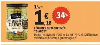 E.Leclerc D'AUCY Légumes bien cultivés offre