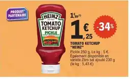 E.Leclerc HEINZ Tomato ketchup offre